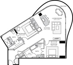 Tower Residence 9 809 floor plan